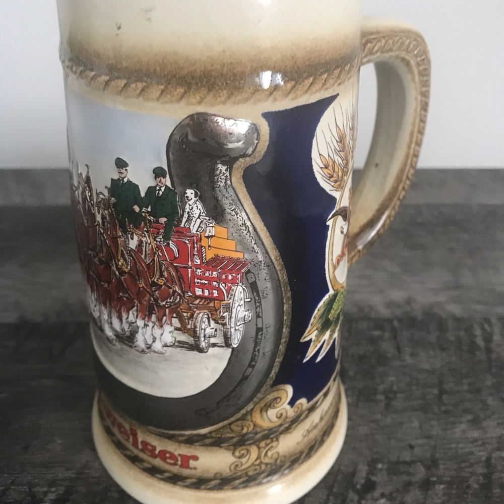 Budweiser Clydesdale Anheuser Bush stein